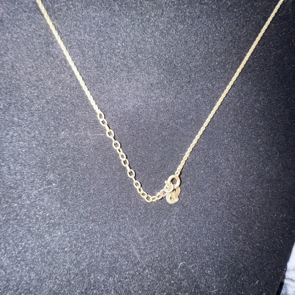 RARE Vintage Christian Dior CD Logo Necklace Signed Germany Gold Tone - Picture 6 of 8